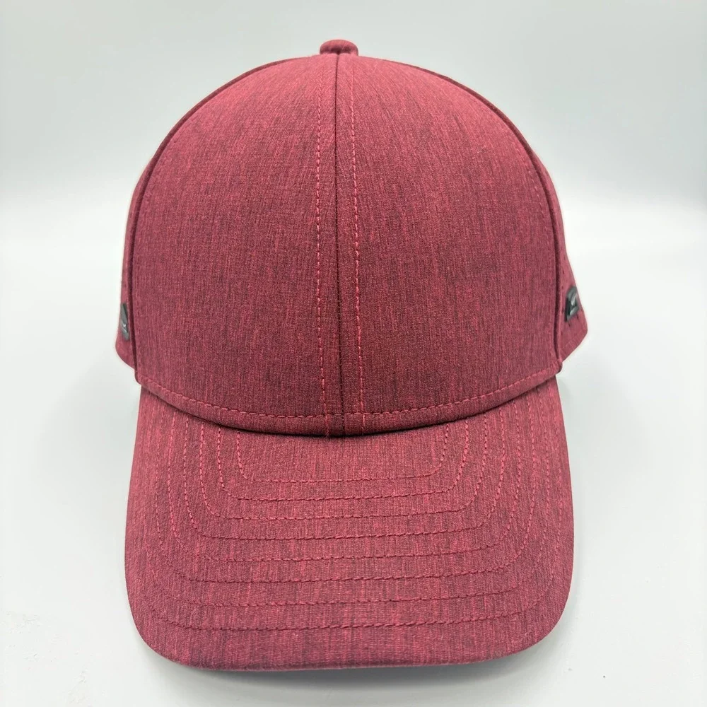 Melin A Game Hydro Snapback 58 CM Hat Men Maroon Heathered Performance Golf - Picture 2 of 10